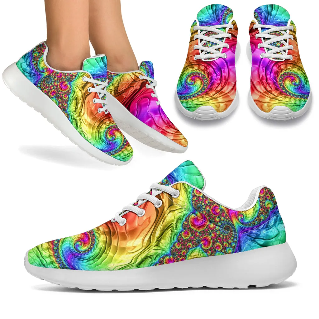 Happy rainbow sport sneakers