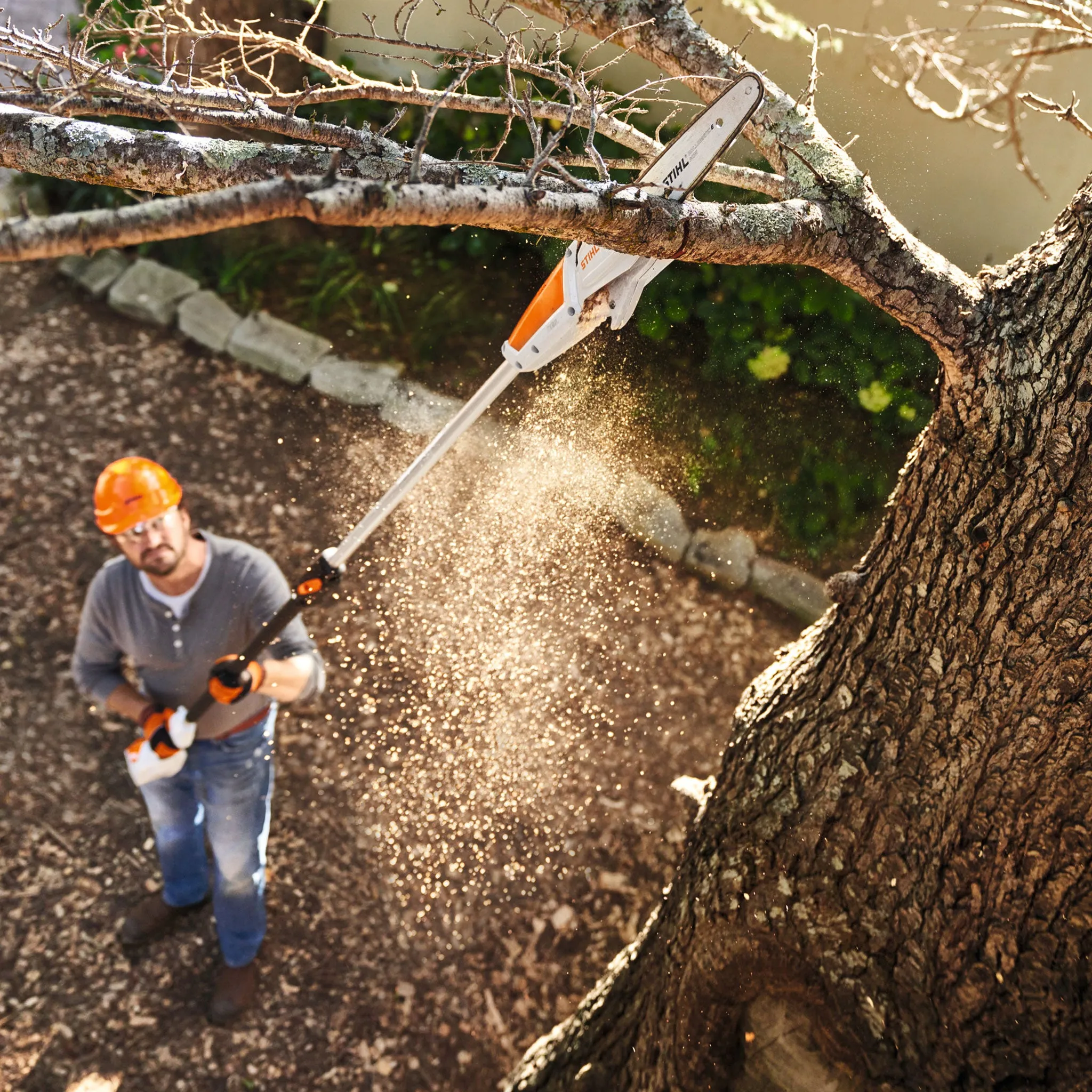 HTA 50 battery-powered pole pruner