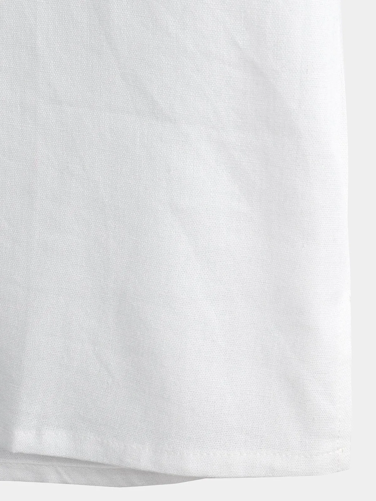 Men's Breathable Linen Cotton Short Sleeve Shirt