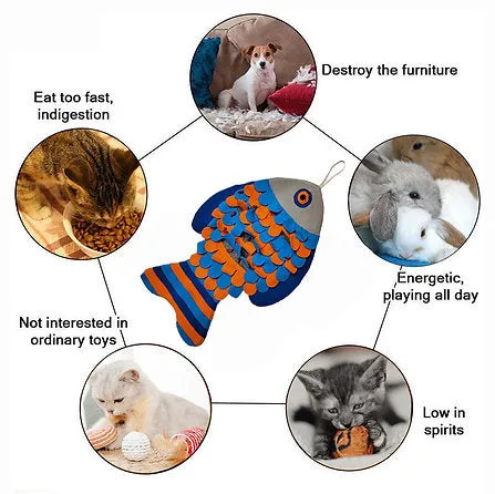 PawzNDogz A Fishy Affair Snuffle Mat - Challenge Level 1