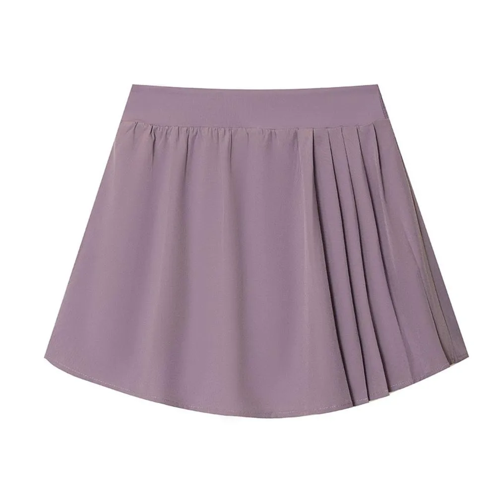 Pleated Wrap Tennis Skort