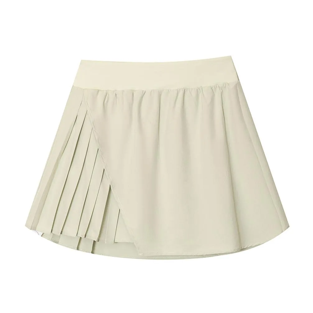 Pleated Wrap Tennis Skort