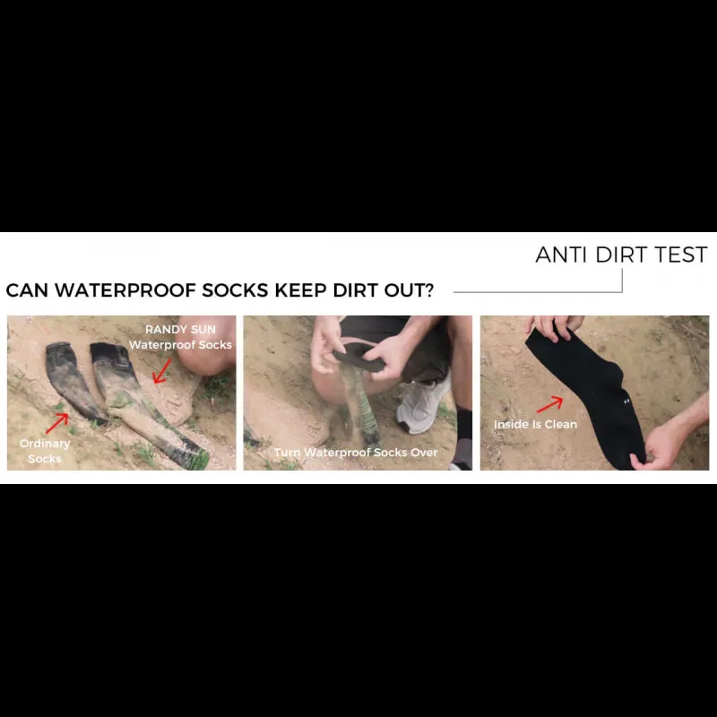 Randy Sun - Waterproof Socks Ultra Thin Mid Calf - X158